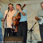 Larry Stephenson sits in with Remington Ryde at the 2016 Nothin' Fancy Festival - photo © Bill Warren