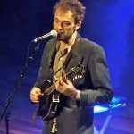 Chris Thile with Nickel Creek at the Ryman Auditorium (4/18/14) - photo by Daniel Mullins