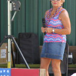 MC Sherry Boyd at the 2015 Norris Creek Pig Pickin' Bluegrass & BBQ Festival - photo © Laura Tate Photography