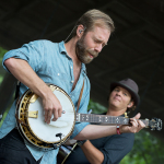 Graham Sharp with Steep Canyon Rangers at the 2014 Northwest String Summit - photo © Todd Powers