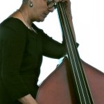 Rhonda Bates with Banjo island at the 2013 Outer Banks Bluegras Festival - photo by Woody Edwards