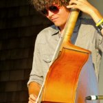 Daniel Perry with The Moore Brothers at the 2013 Outer Banks Bluegras Festival - photo by Woody Edwards