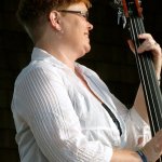 Carolyn Routh at the Outer Banks Bluegrass Festival - photo by Woody Edwards