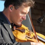 Json Barie with Doyle Lawson at the Outer Banks Bluegrass Festival - photo by Woody Edwards
