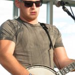 Levi Austin with Nu-Blu at the Outer Banks Bluegrass Festival - photo by Woody Edwards
