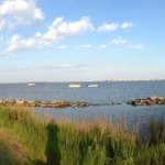 Beach view at the Outer Banks Bluegrass Festival - photo by Woody Edwards