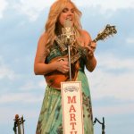 Rhonda Vincent at the Outer Banks Bluegrass Festival - photo by Woody Edwards