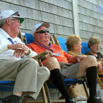 Enjoying the Outer Banks Bluegrass Festival - photo by Woody Edwards