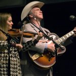 Hulda Quebe and Joey McKenzie at the 2012 Oklahoma International Bluegrass Festival - photo by Tom Dunning