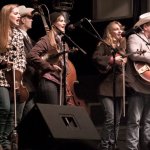 The Quebe Sisters band at the 2012 Oklahoma International Bluegrass Festival - photo by Tom Dunning