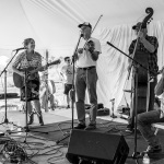 Run Mountain with caller Erica Weiss in the dance tent at the 2016 Old Tone Roots Music Festival - photo © Tara Linhardt