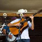 Festival organizer Jim Wright at the 2016 Old Tone Roots Music Festival - photo © Tara Linhardt