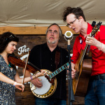 Tatiana Hargreaves, Tony Trischka, and Michael Daves at the 2016 Old Tone Roots Music Festival - photo © Tara Linhardt
