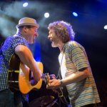 Stephen Mougin and Sam Bush at Old Settler's Music Festival 2015 - photo by John Grubbs