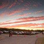 A beautiful sunset at the campground at Old Settler's 2013 - photo © John Grubbs