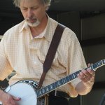 Doug Nicolaisen with James Reams at Pickin' In The Panhandle (9/9/12) - photo by Woody Edwards