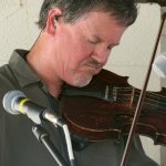Mike Hartgrove with Lonesome River Band at Pickin' In The Panhandle (9/9/12) - photo by Woody Edwards