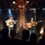 Grasstic performing at the Tony Rice benefit concert in Paris (5/11/14)