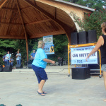 Dancing to Sideline at the 2016 Pickin' By The Lake Festival - photo by Laura Tate Photography