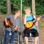Mando boys at the 2016 Pickin' By The Lake Festival - photo by Laura Tate Photography
