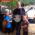 Steve Dilling and pals at the 2016 Pickin' By The Lake Festival - photo by Laura Tate Photography