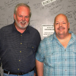 Larry Gorley and Phil Leadbetter at Pickin' For Phil in Bristol, TN (4/1/12) - photo by Valerie Gabehart