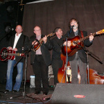 Jerry Butler and the Blu-Js at the Pickin For A Cure benefit for Phil Leadbetter - photo by Mike Kelly