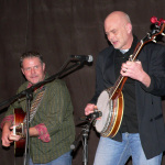 Clay Jones and Sammy Shelor at the Pickin For A Cure benefit for Phil Leadbetter - photo by Mike Kelly