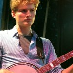 John Meyer with The Clay Hess Band at Pickin' In The Panhandle (9/7/12) - photo by Woody Edwards