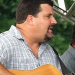 Steve Harris with Circa Blue at Pickin' In The Panhandle (9/8/12) - photo by Woody Edwards