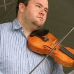 Mason Wright with Lonesome Highway at Pickin' In The Panhandle (9/8/12) - photo by Woody Edwards
