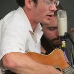 Buddy Dunlap with Lonesome Highway at Pickin' In The Panhandle (9/8/12) - photo by Woody Edwards