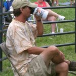 A refreshing beverage at Pickin' In The Panhandle (9/8/12) - photo by Woody Edwards