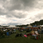 Gathering storm at Pickin' In The Panhandle (9/8/12) - photo by Woody Edwards