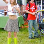 Hooping at Pickin' In The Panhandle (9/8/12) - photo by Eric Tapp