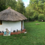 Sculptures in Skulture Park in Burkenreid, Germany