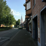 Street view in Hoogstaaten, Belgium
