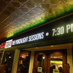 Franklin Theatre marquee at The Porchlight Sessions premiere - photo by Daniel Mullins