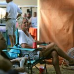 MC Mary relaxing in the audience at Preddyfest 2013 - photo by Laura Tate photography