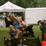 An impromptu dance breaks out at Preddyfest 2013 - photo by Laura Tate photography