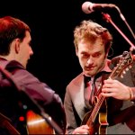 Chris Eldridge and Chris Thile with Punch Brothers in Charlottesville (2/11/13) - photo © G. Milo Farineau