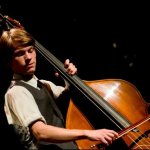 Paul Kowert with Punch Brothers in Charlottesville (2/11/13) - photo © G. Milo Farineau