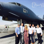Mountain Faith posing with the hardware at Al Udeid AFB (November 2015)