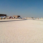 Lay of the land at Al Udeid AFB (November 2015)