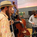 Ragged Union performing live on BBC radio 3 in London at BBC headquarters during their 2016 tour of the UK