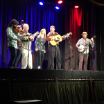 Ragged Union onstage at the Brixham Theatre during their 2016 tour of the UK