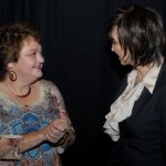 Dale Ann Bradley and Pam Tillis at the 2012 pre awards show reception at IBMA - photo by Dan Loftin