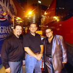 Aaron McDaris, Joe Mullins and Hunter Berry at The Ryman (July 12, 2012) - photo by Daniel Mullins