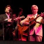 Ronnie McCoury sang his original, On the Lonesome Wind at RockyGrass 2013 - photo by Shannon Turner