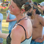 Feeling the groove at ROMP 2012 - photo by Woody Edwards